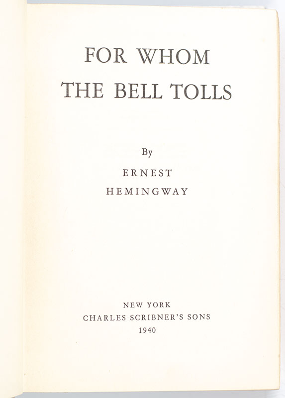 For Whom The Bell Tolls