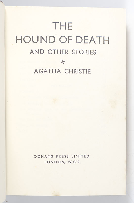The Hound of Death and Other Stories