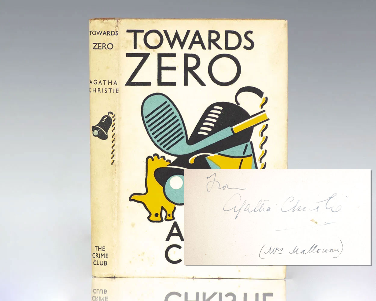 Rare First Edition of Agatha Christie's Towards Zero; Inscribed by Her