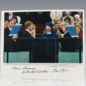 Sandra Day O'Connor and Dan Quayle Signed Photograph.
