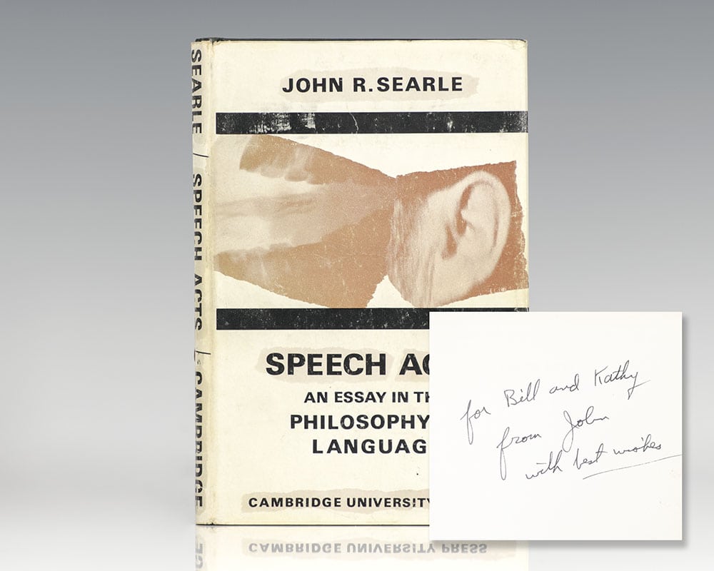 Speech Acts: An Essay in the Philosophy of Language.