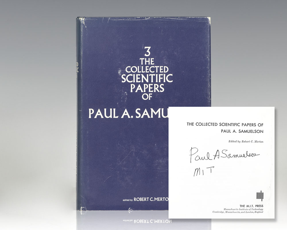 The Collected Scientific Papers of Paul A. Samuelson. Volume III.