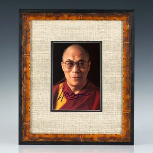 The Dalai Lama Signed Photograph.