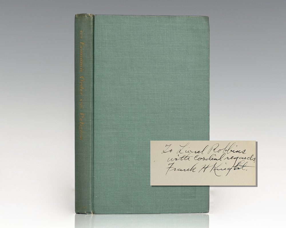 The Economic Order and Religion.