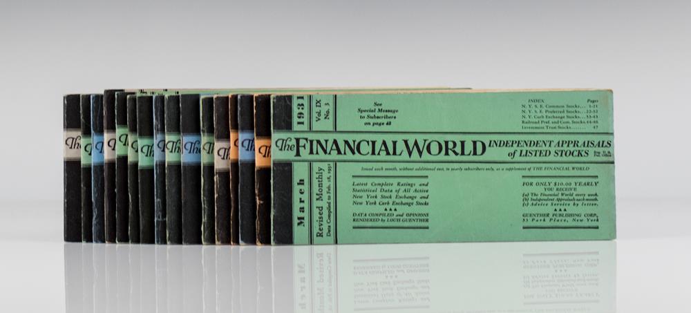 The Financial World: Independent Appraisals of Listed Stocks.