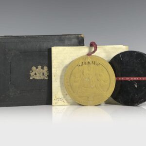 The Great Seal of Queen Victoria with Royal Patent.