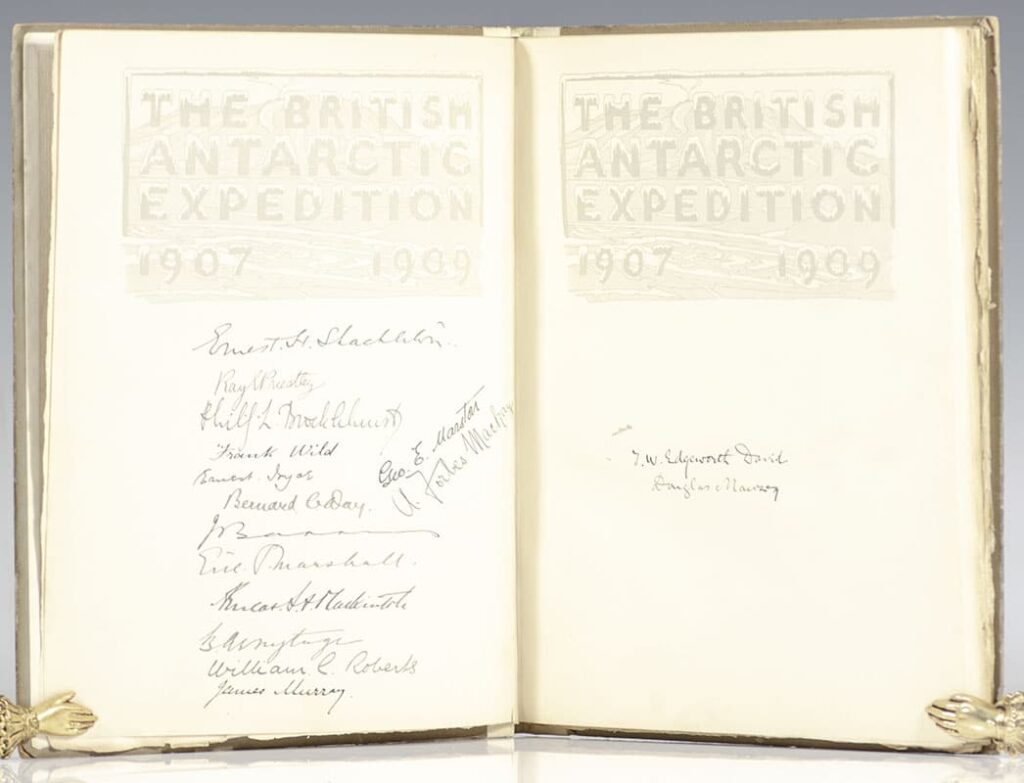 The Heart of the Antarctic: Being the Story of the British Antarctic Expedition 1907-1909.