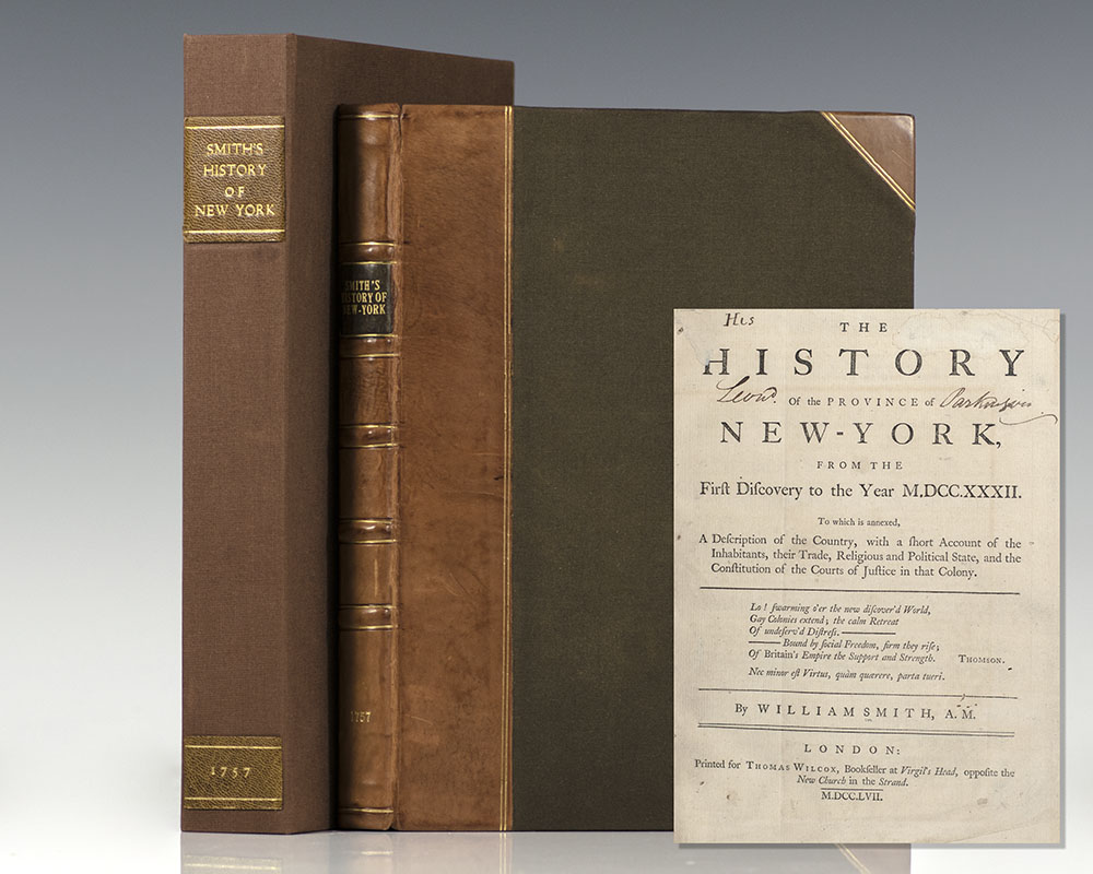 The History of the Province of New-York from the First Discovery to the Year MDCCXXXII.