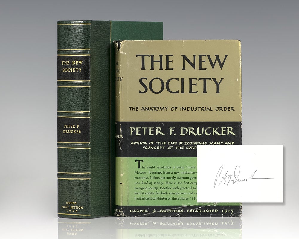 The New Society: The Anatomy of the Industrial Order.