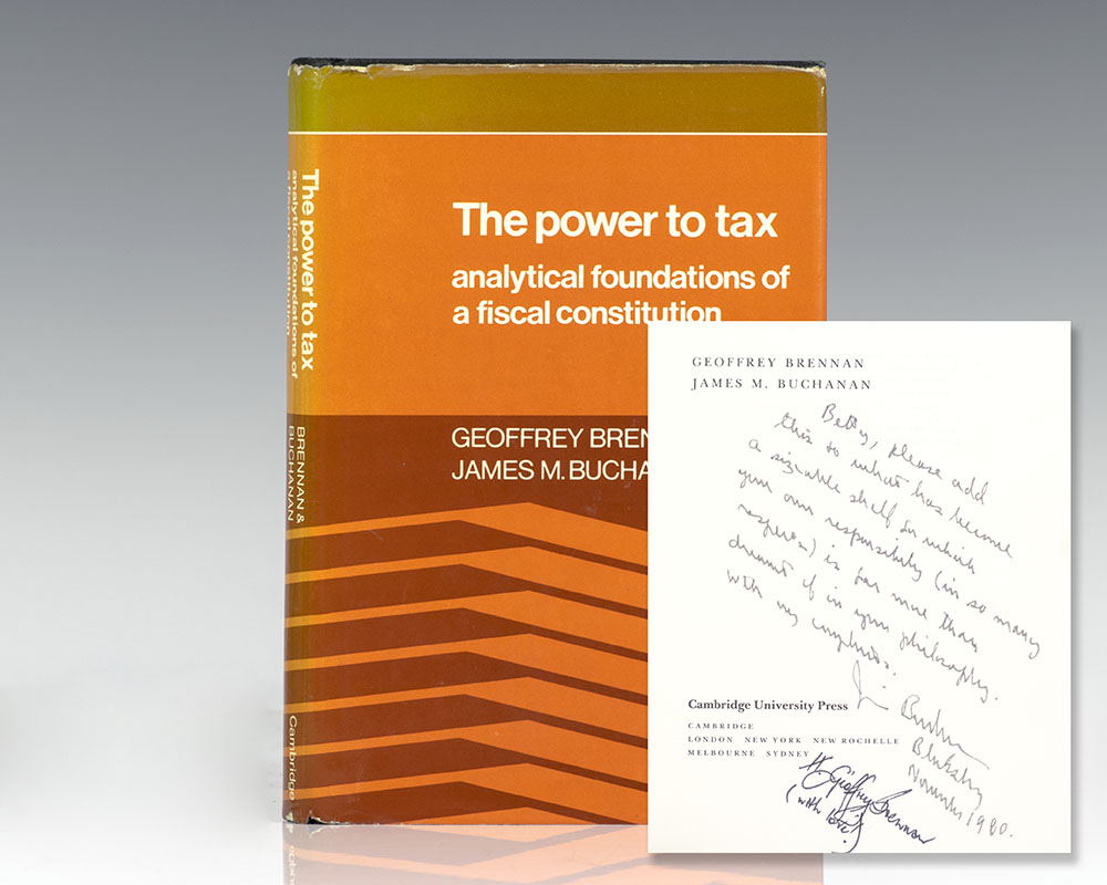 The Power to Tax: Analytic Foundations of a Fiscal Constitution.