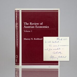 The Review of Austrian Economics: Volume 1.