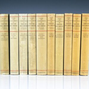 The Works And Correspondence Of David Ricardo.