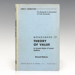 Theory of Value: An Axiomatic Analysis of Economic Equilibrium.
