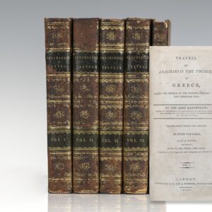 Travels of Anacharsis the Younger in Greece: During the Middle of the Fourth Century Before the Christian Era.
