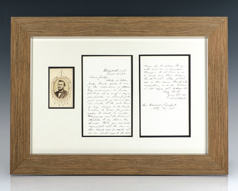 Ulysses S. Grant Autograph Letter Signed. - Image 2