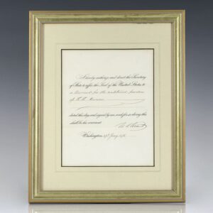 Ulysses S. Grant Autograph.