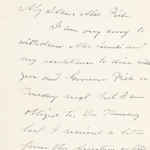 Ulysses S. Grant Autograph Letter Signed.