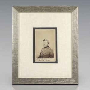 Ulysses S. Grant Signed Carte de Visite.