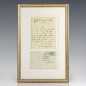 W. Somerset Maugham Autograph Letter Signed.