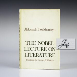 The Nobel Lecture on Literature.