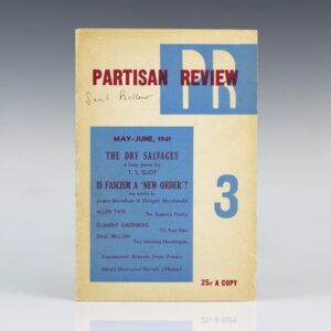 Partisan Review: May-June 1941 Volume 8, no. 3.