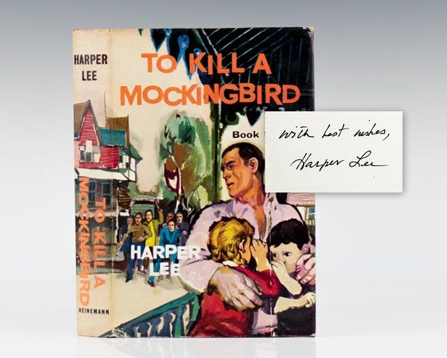 To Kill A Mockingbird.