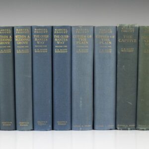Remembrance of Things Past [A La Recherche Du Temps Perdu, In Search of Lost Time]: Swann's Way; Within a Budding Grove; The Guermantes Way; Cities of the Plain; The Captive; The Sweet Cheat Gone; Time Regained.