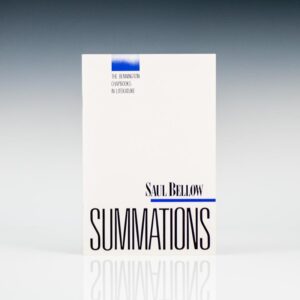 Summations: The Bennington Chapbooks in Literature.