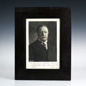 President William Howard Taft Signed Photograph.