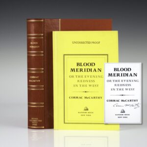Blood Meridian, or The Evening Redness in the West.