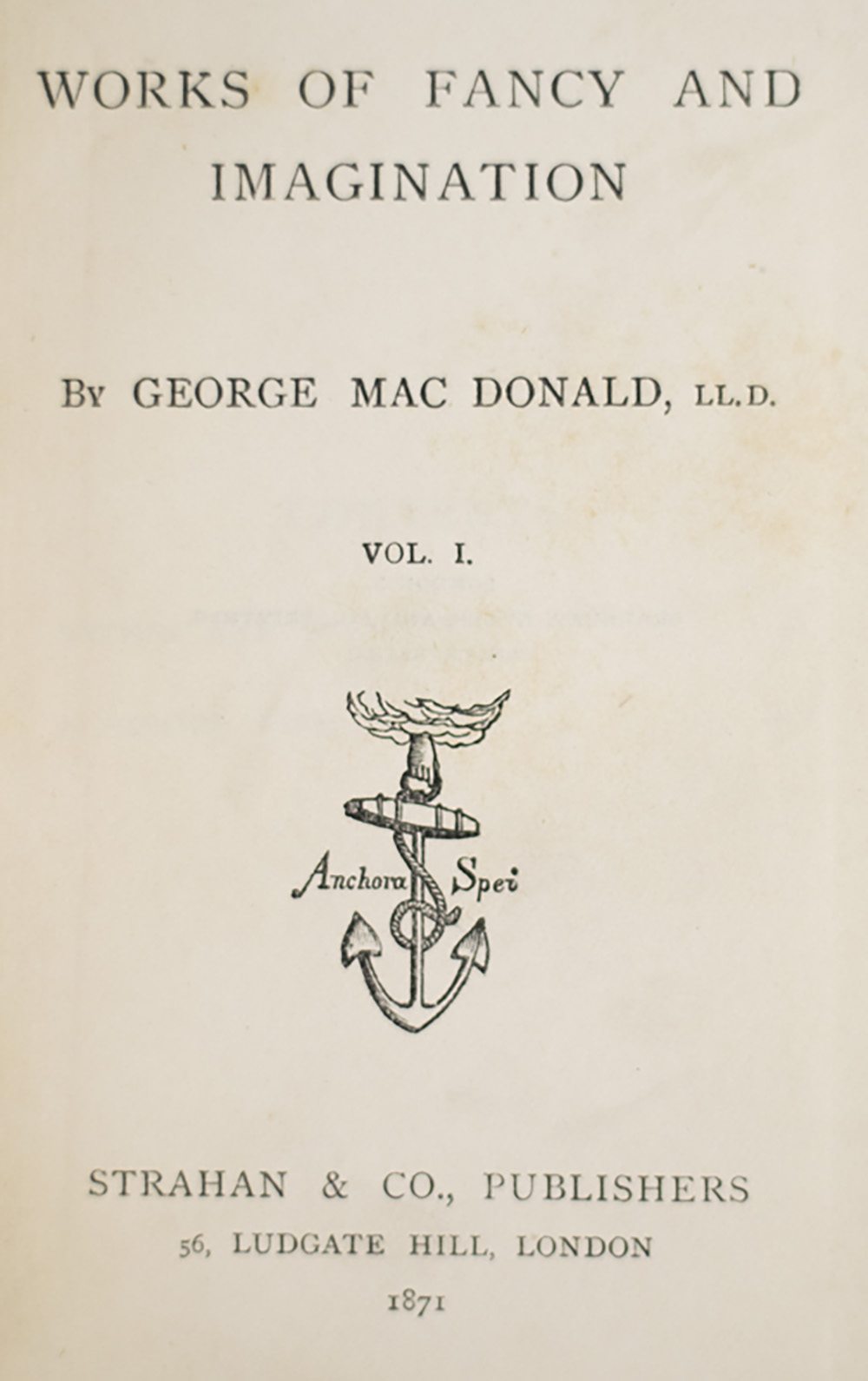 Works of Fancy and Imagination.