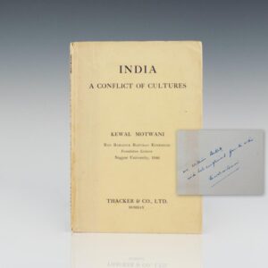 India: A Conflict of Cultures.