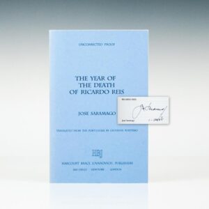 The Year of the Death of Ricardo Reis.