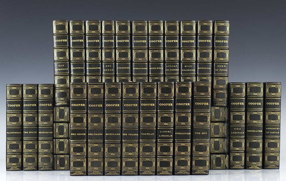 The Writings of James Fenimore Cooper: Autograph Edition with Manuscript Page.