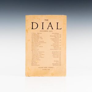 The Waste Land, in The Dial, November 1922 Volume LXXIII, Number 5.