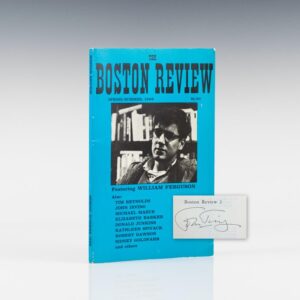 Weary Kingdom In The Boston Review.
