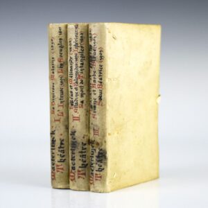 Theatre: Three Volumes.