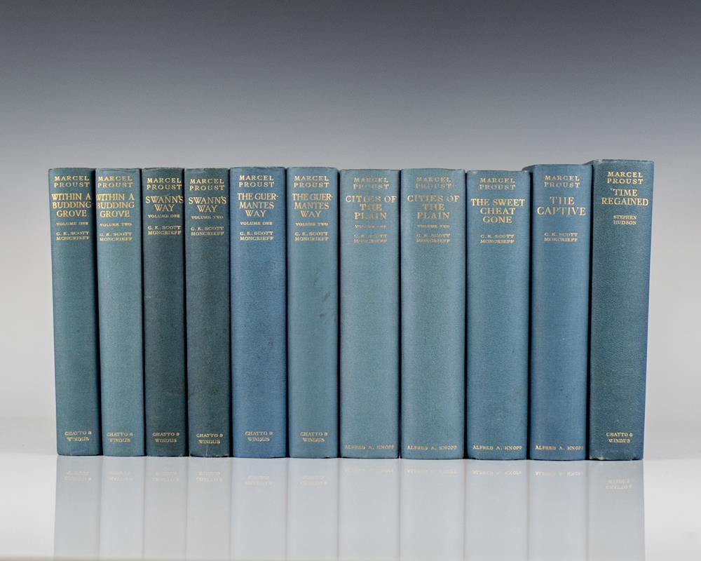 Remembrance of Things Past (A La Recherche Du Temps Perdu): Swann's Way; Within a Budding Grove; The Guermantes Way; Cities of the Plain; The Captive; The Sweet Cheat Gone; Time Regained.