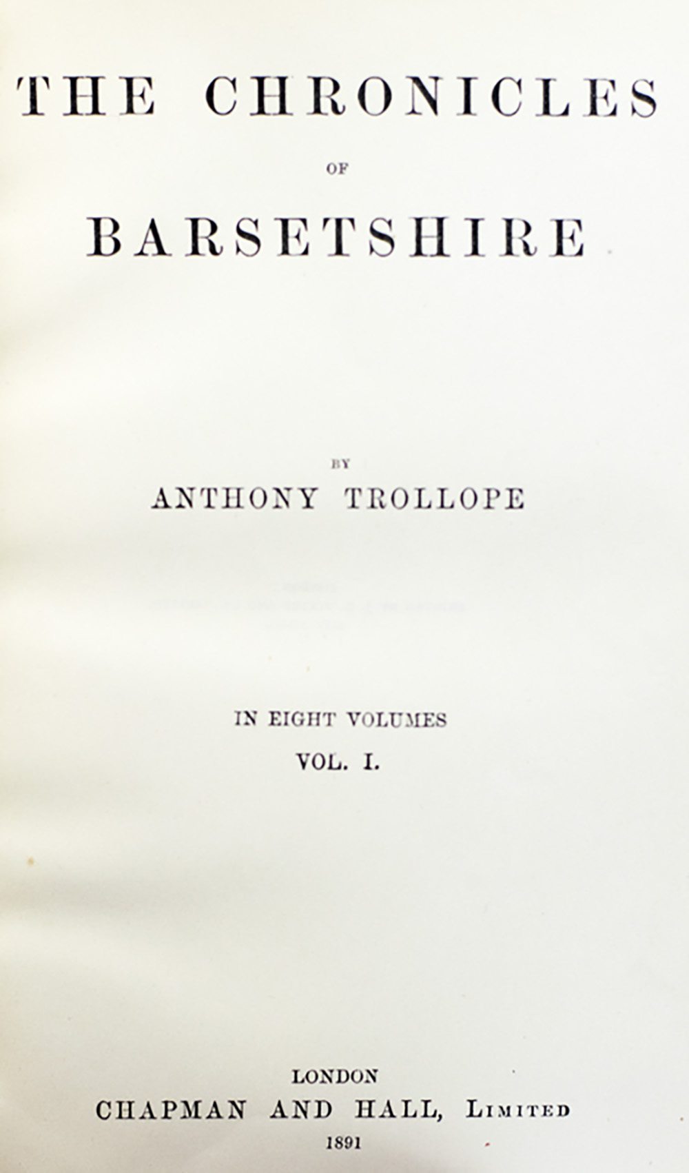 The Chronicles of Barsetshire (8 Volumes Complete). - Image 2
