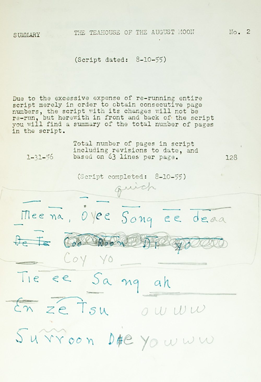 Marlon Brando Personally Annotated Script and Autograph Letter. - Image 3