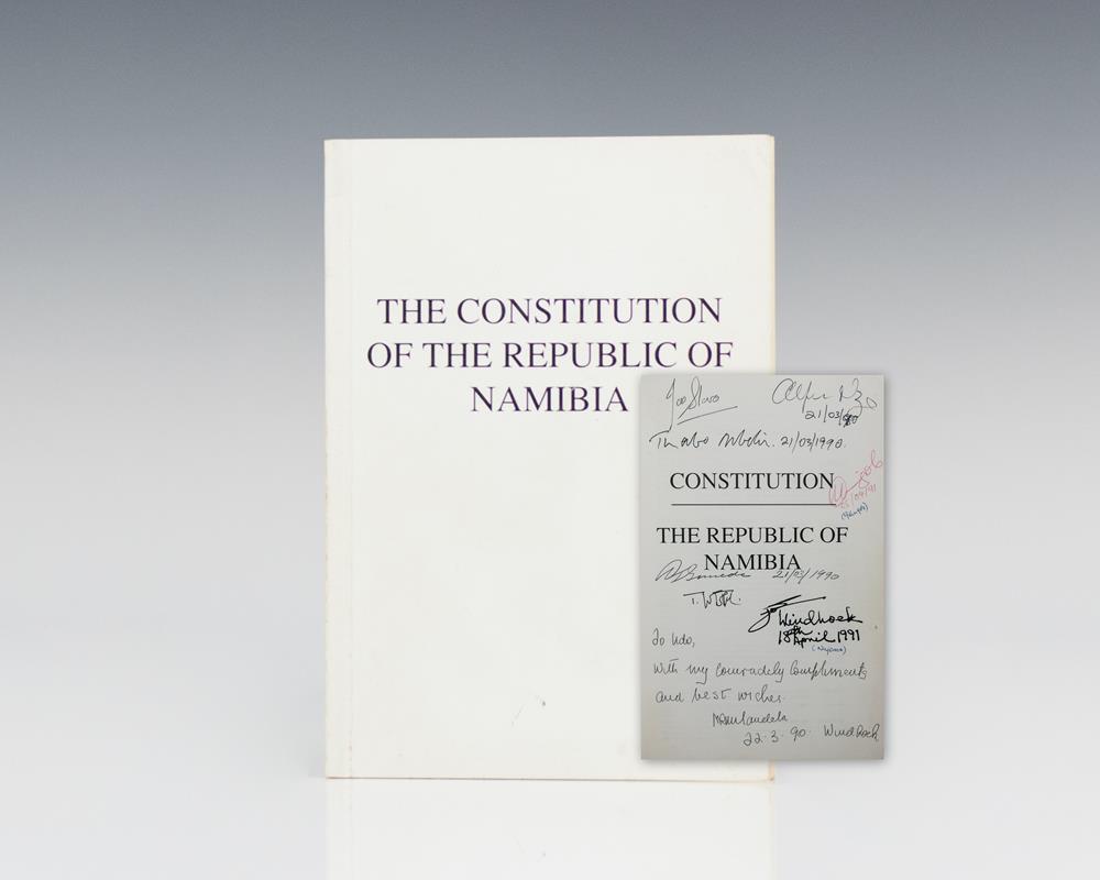 The Constitution of the Republic of Namibia.