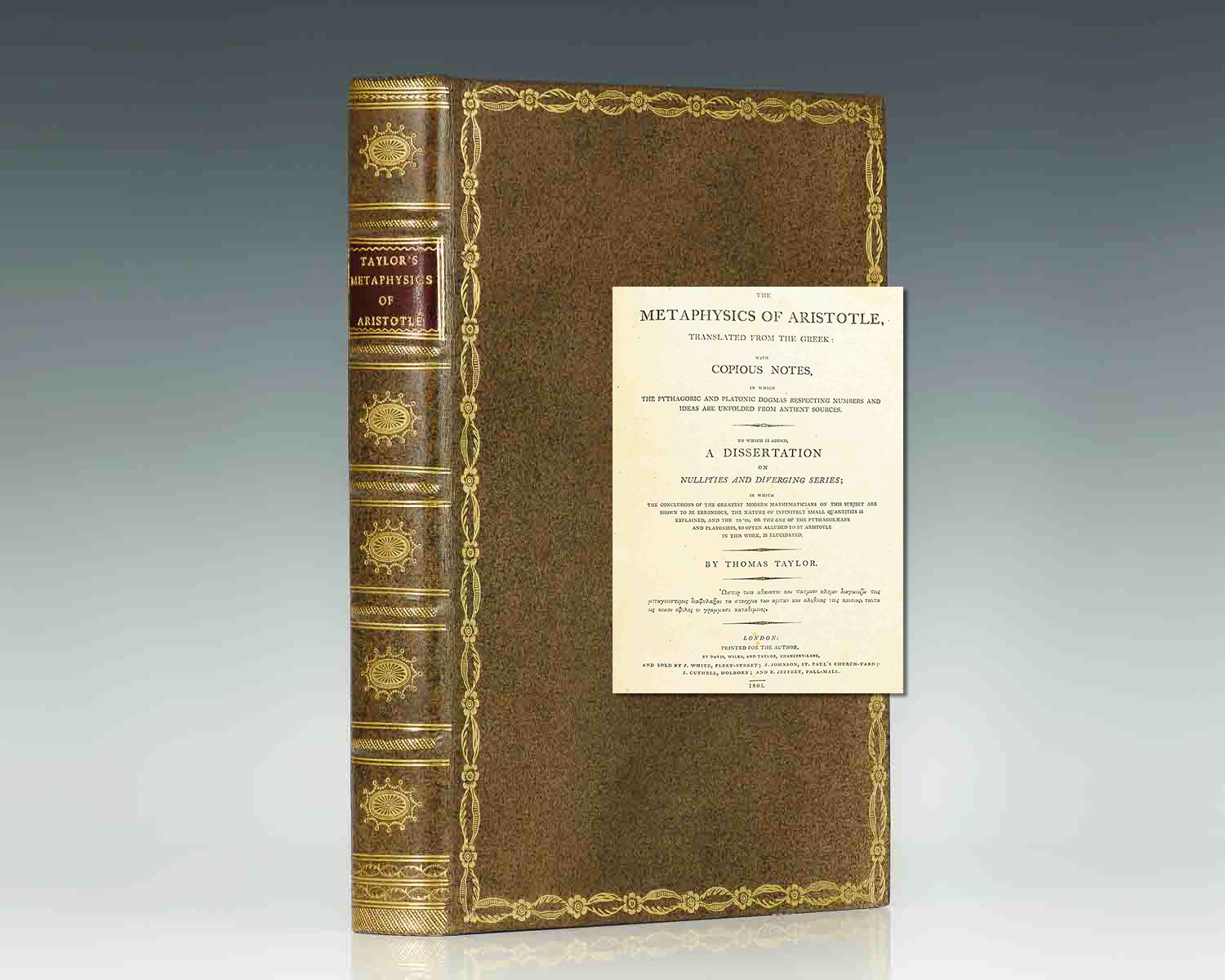 The Metaphysics of Aristotle, Translated from the Greek…To Which is Added, A Dissertation. - Image 4