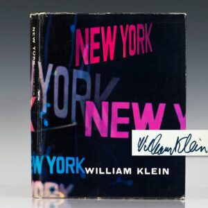 William Klein New York Signed First Edition