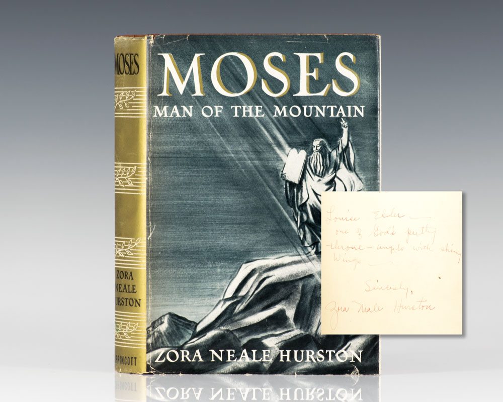 First Edition of Moses, Man on the Mountain; Inscribed by Zora Neale Hurston
