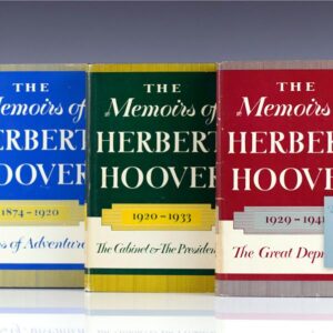 The Memoirs of Hebert Hoover: Years of Adventure 1874-1920; The Cabinet and the Presidency 1920-1933; The Great Depression 1929-1941: Three Volume Complete Set.