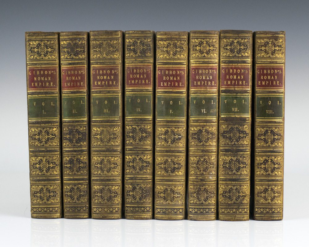 The History of the Decline and Fall of the Roman Empire. 8 volumes complete.