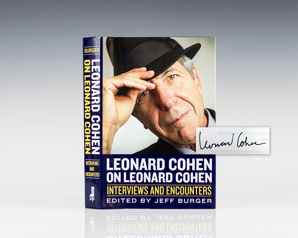 Leonard Cohen on Leonard Cohen: Interviews and Ecounters.