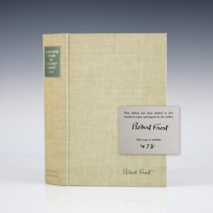robert frost signed limited edition