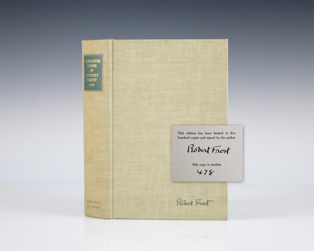 robert frost signed limited edition