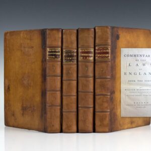 Commentaries on the Laws of England.